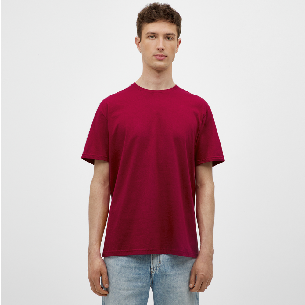 Men T-Shirt KasPenguin Riding the Trend - Ziegelrot