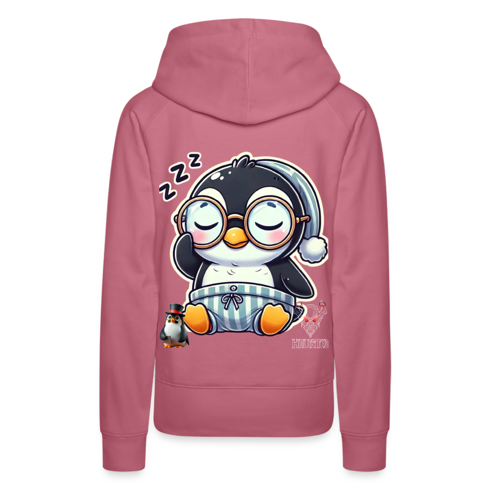 Women Hoodie Sleepy KasPenguin - Malve