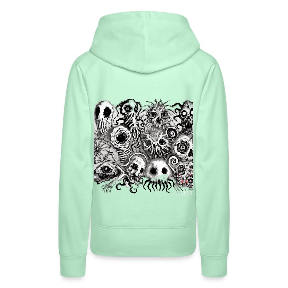 Woman Hoodie Nightmare Veil Creatures - helles Mintgrün