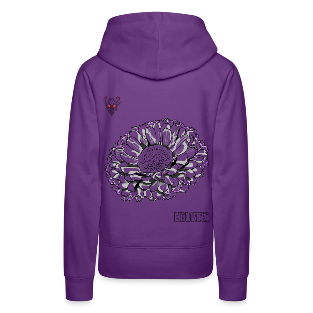 Woman Hoodie Calendula - Purple