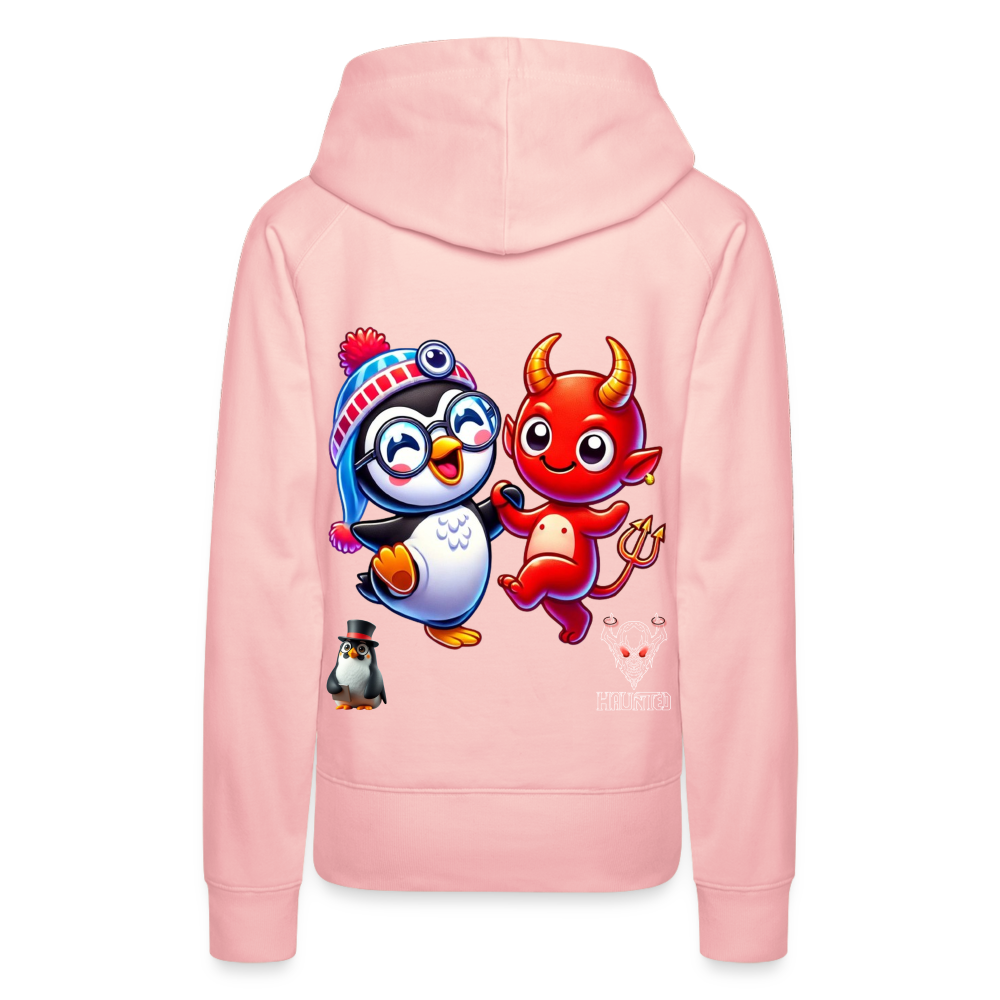 Women Hoodie Dancing with Devil - Kristallrosa