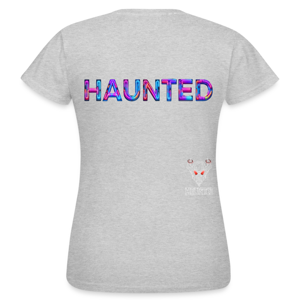 Women T-Shirt Neon Pulse Energy - Grau meliert