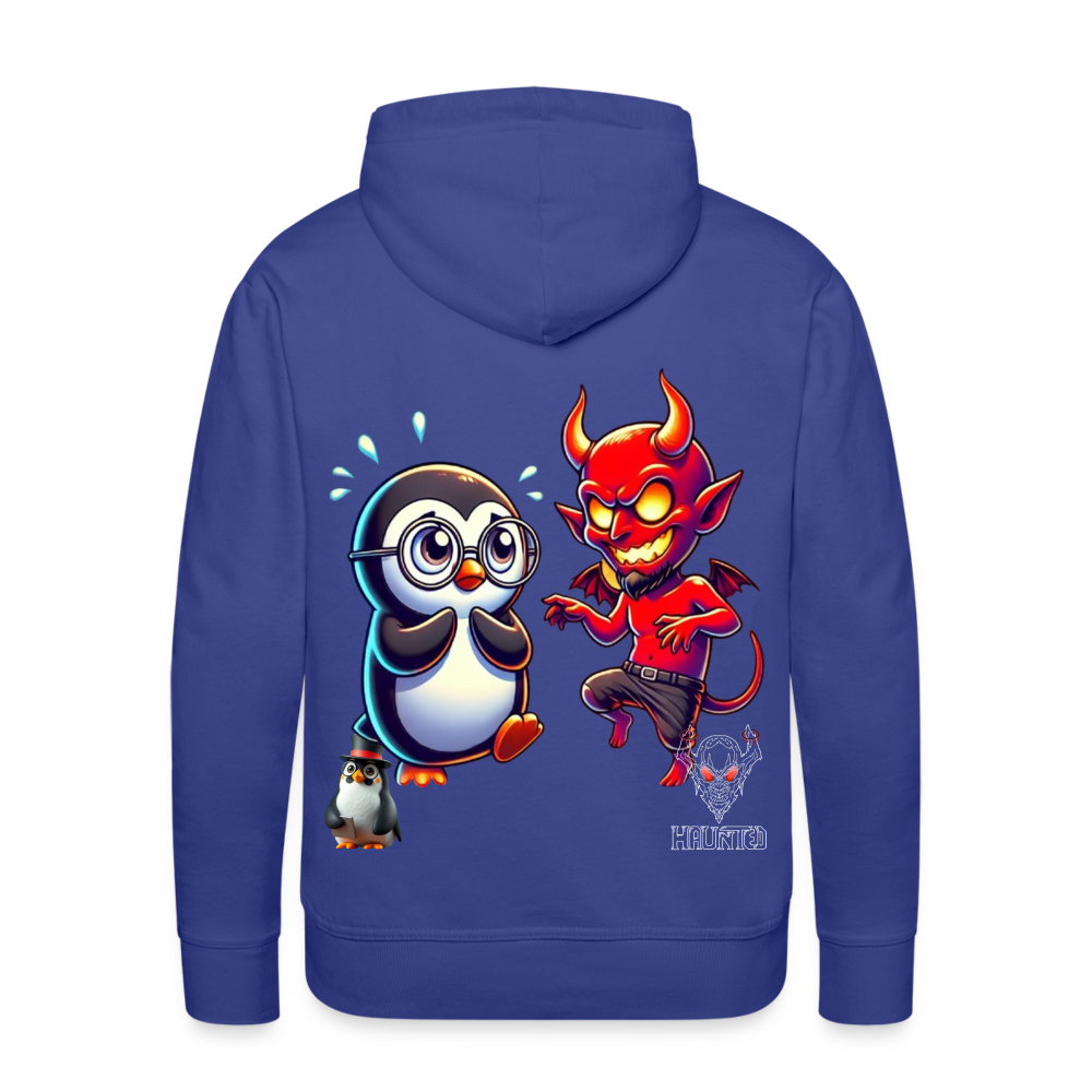 Men Hoodie Dancing with Devil - Königsblau