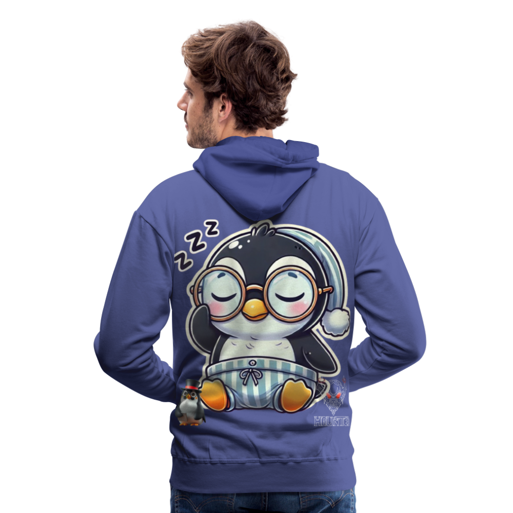 Men Hoodie Sleepy KasPenguin - Königsblau