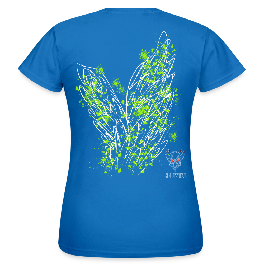 Women T-Shirt Poison Green Wings - Royalblau