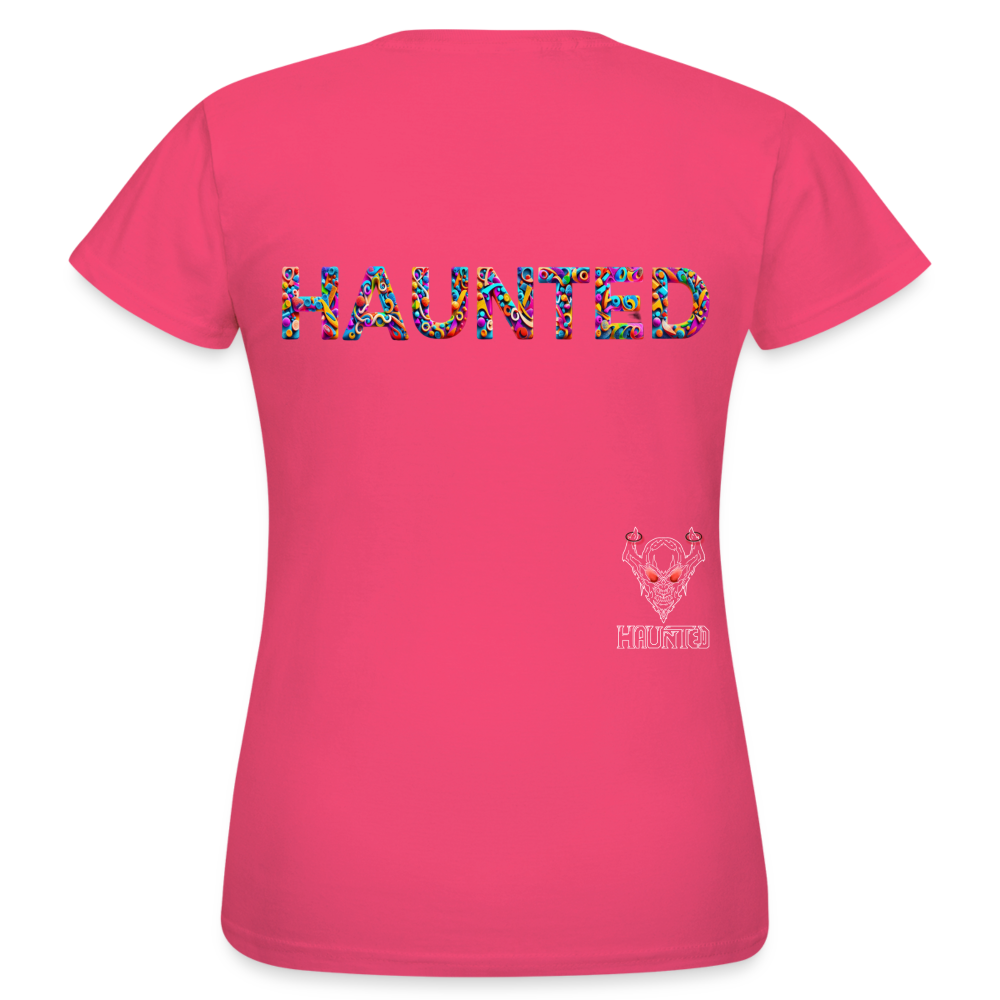 Women T-Shirt Haunted Doodle Dreams - Azalea