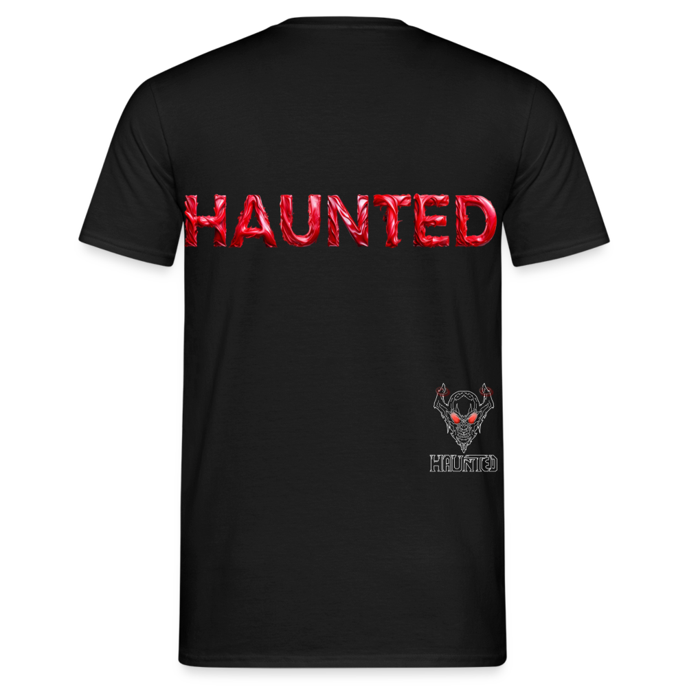 Men T-Shirt Crimson Silk Blaze - Schwarz