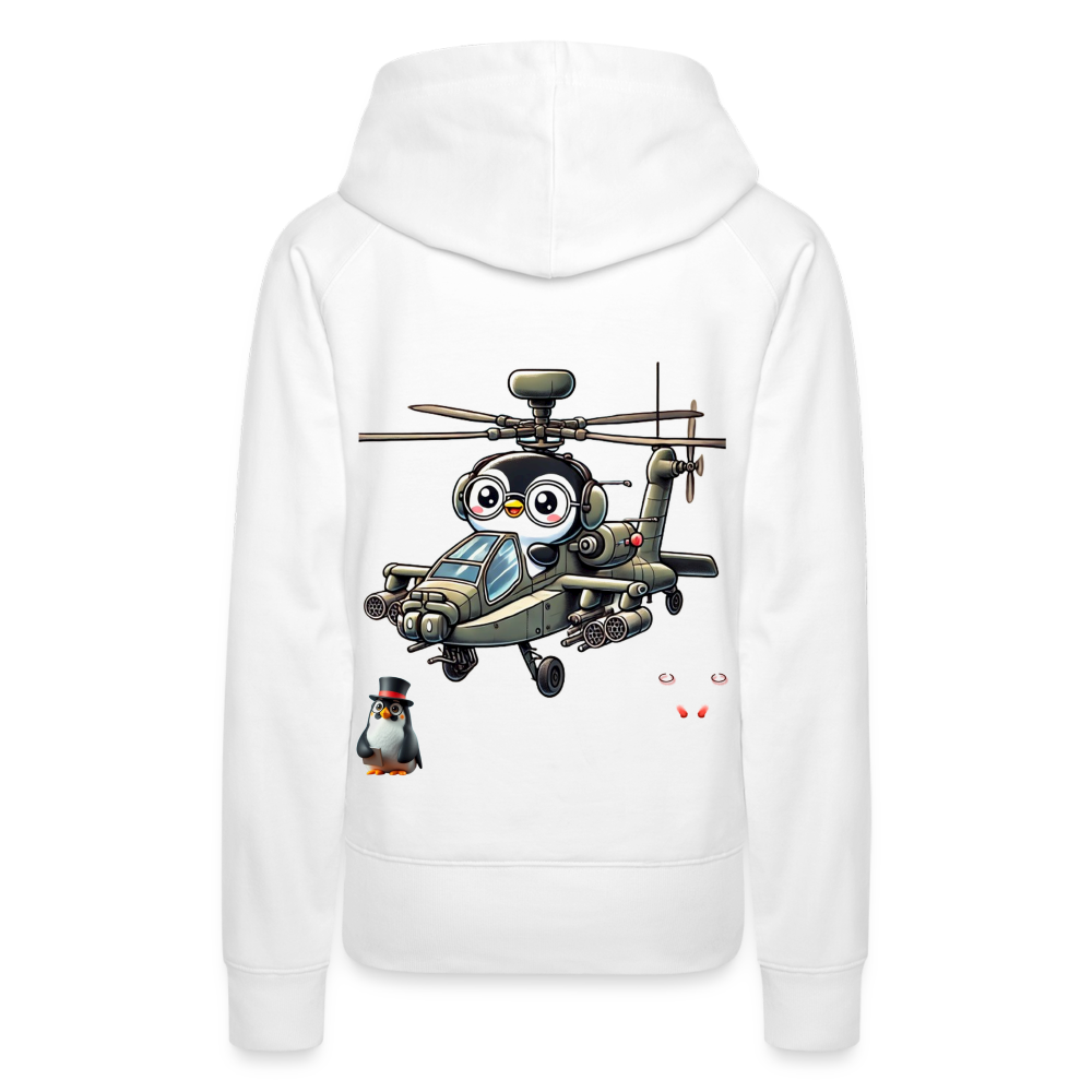 Women Hoodie KasPenguin in Apache - Weiß