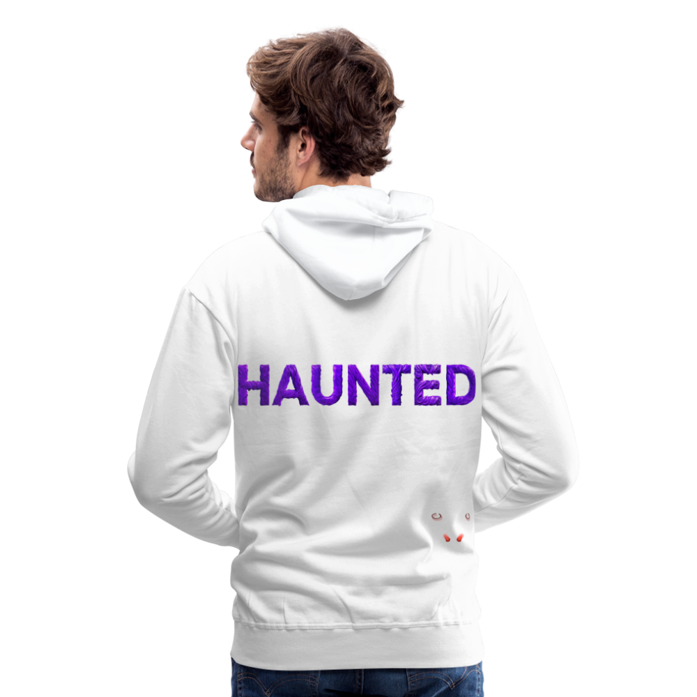 Men Hoodie Enchanted Velvet Mist - Weiß