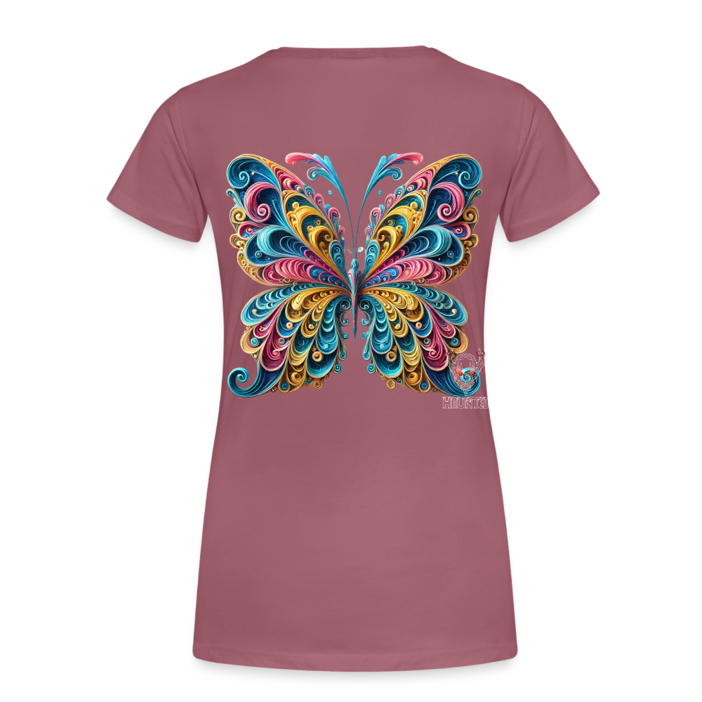Woman T-Shirt Whimsical Butterfly Harmony - Malve