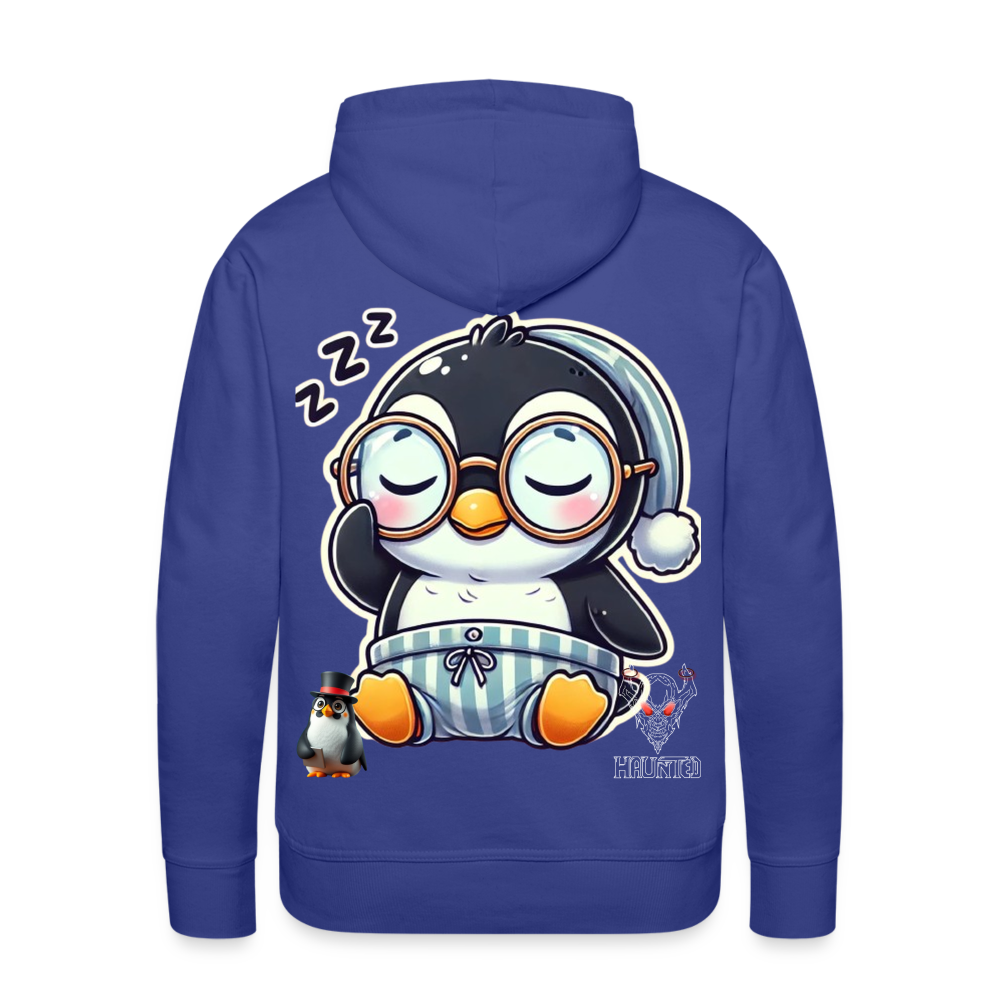 Men Hoodie Sleepy KasPenguin - Königsblau