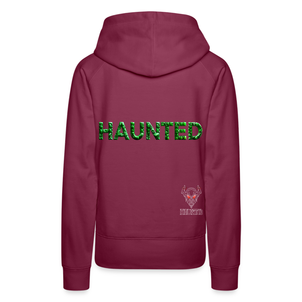 Women Hoodie Emerald Gem Elixir - Bordeaux