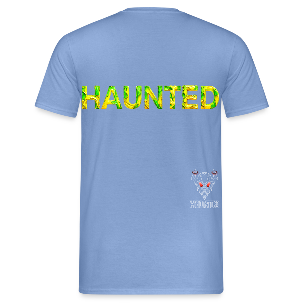 Men T-Shirt Citrus Jungle Splash - carolina blue