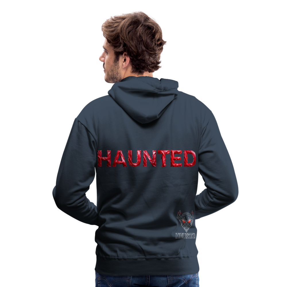 Men Hoodie Crimson Silk Blaze - Navy