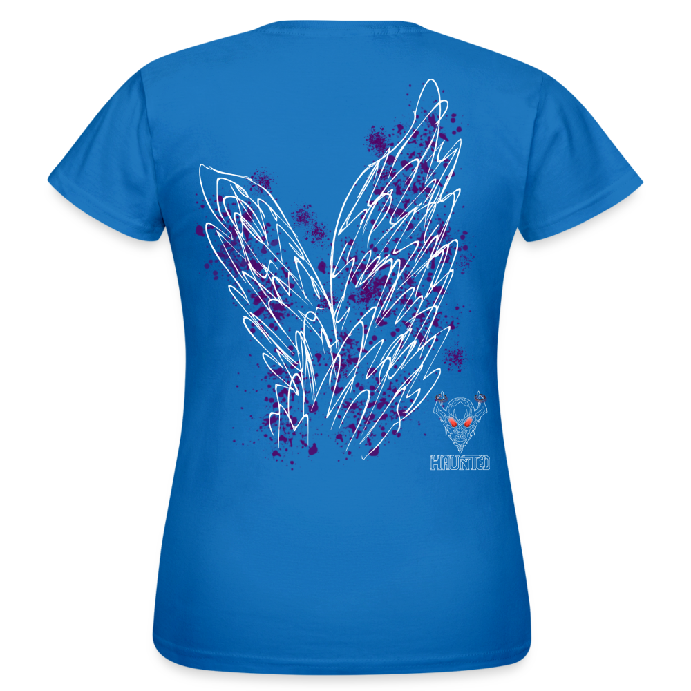Women T-Shirt Purple Wings - Royalblau