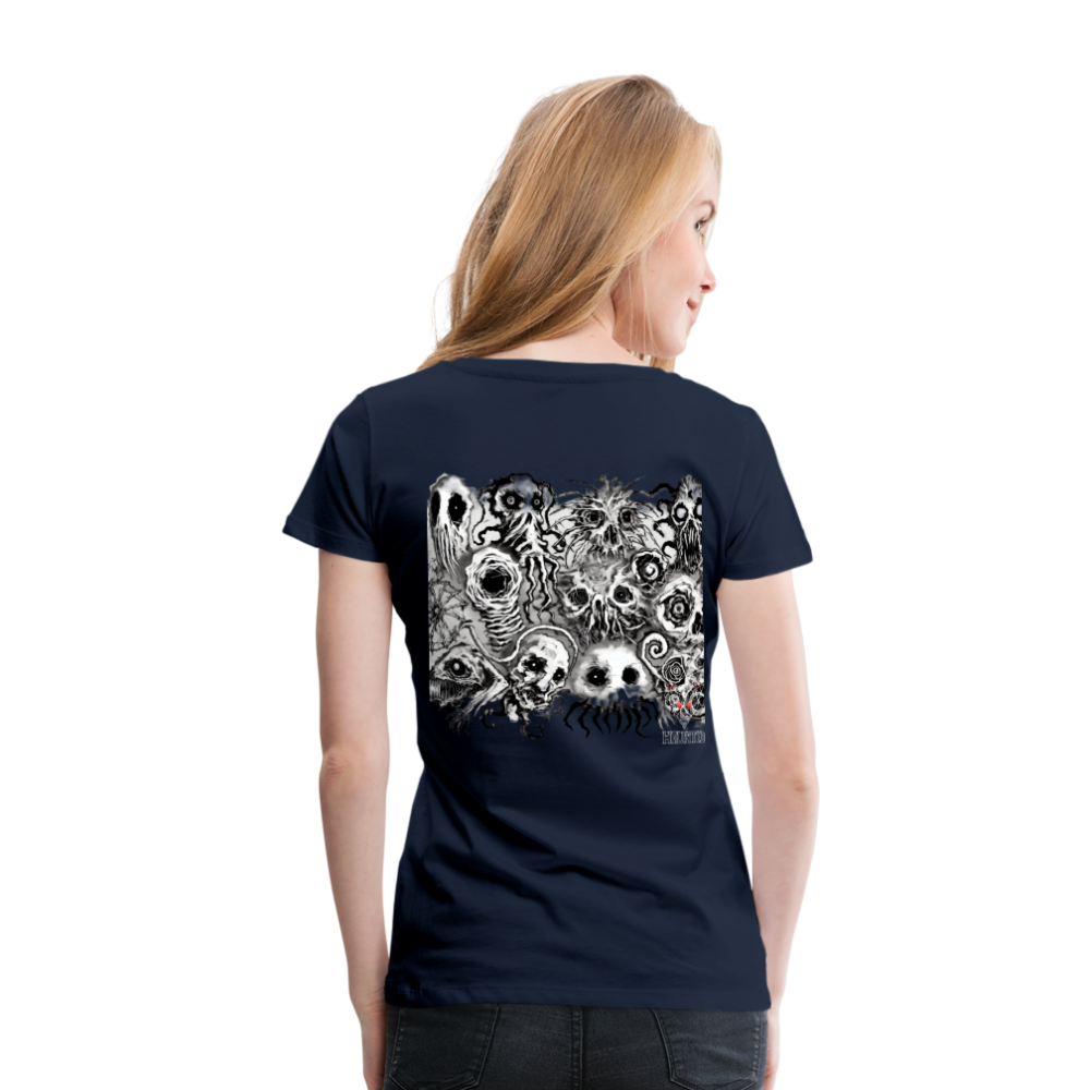 Woman T-Shirt Nightmare Veil Creatures - Navy