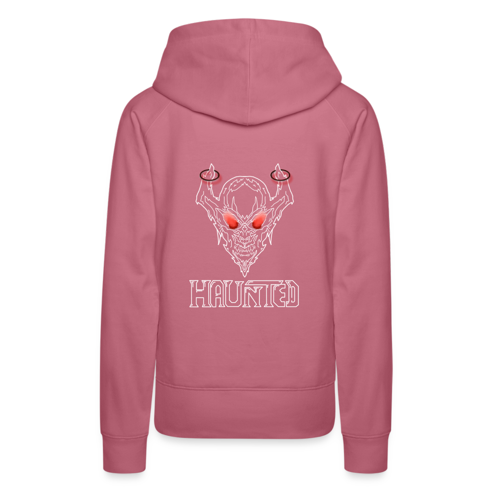Women Hoodie Deamon White - Malve