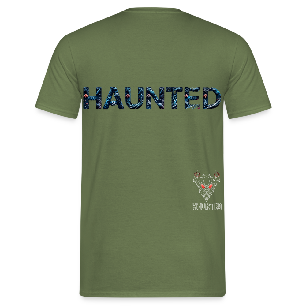 Men T-Shirt Abyssal Coral Glow - Militärgrün