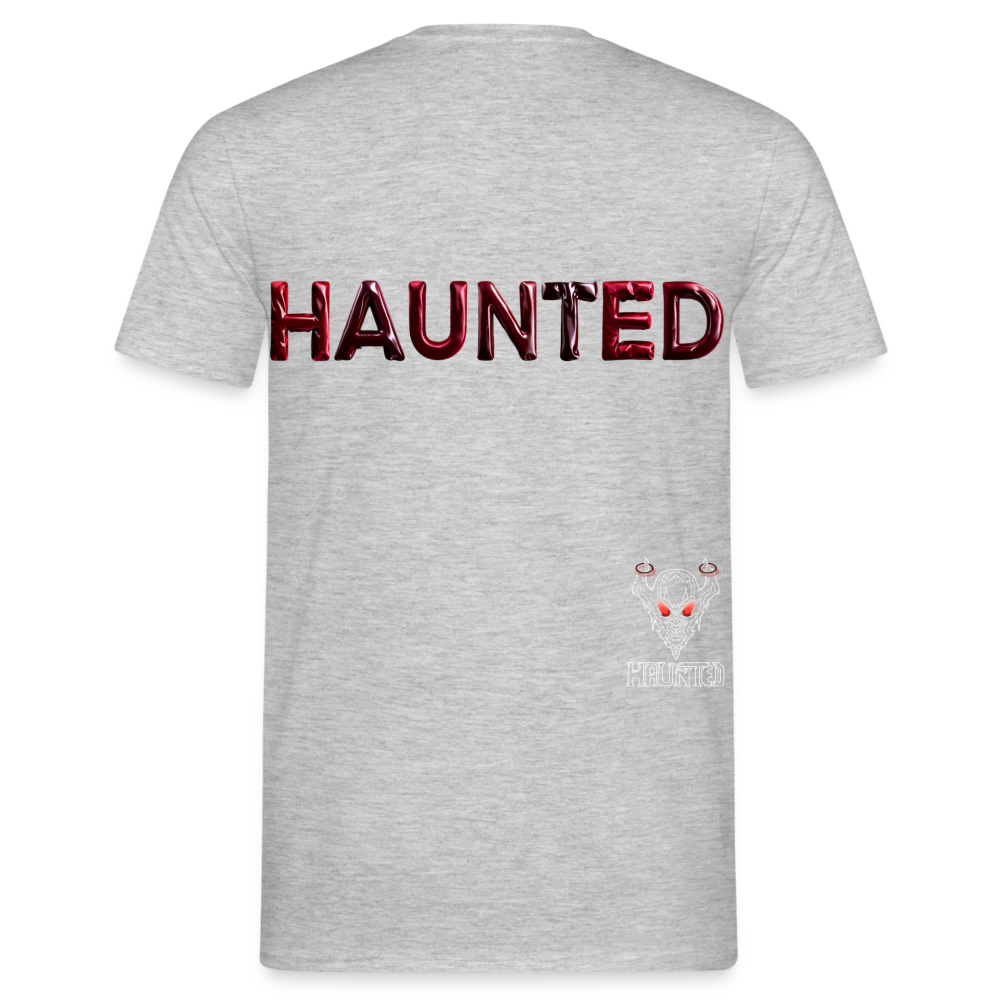 Men T-Shirt Crimson Velvet Glow - Grau meliert
