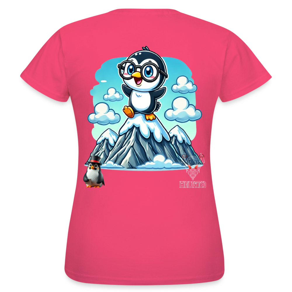 Women T-Shirt KasPenguin on Top - Azalea