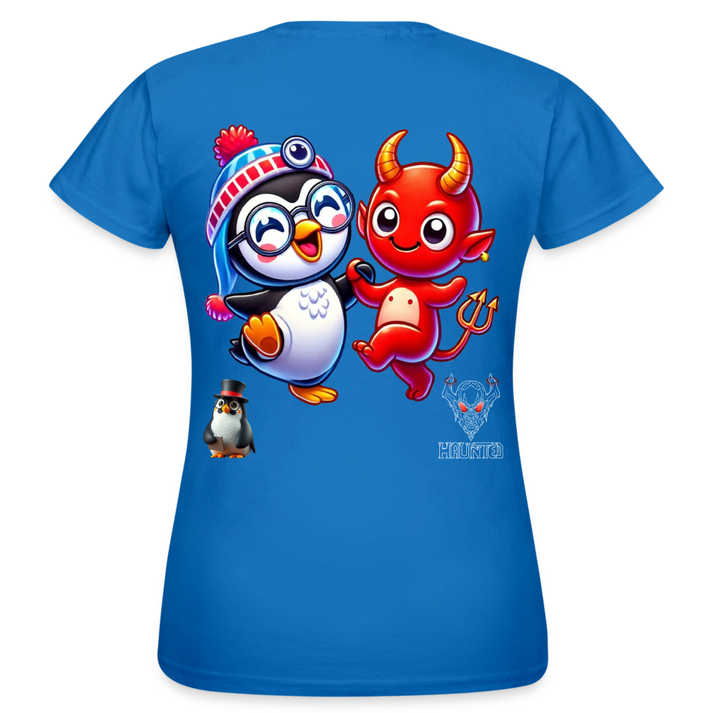 Women T-Shirt Dancing with Devil - Royalblau