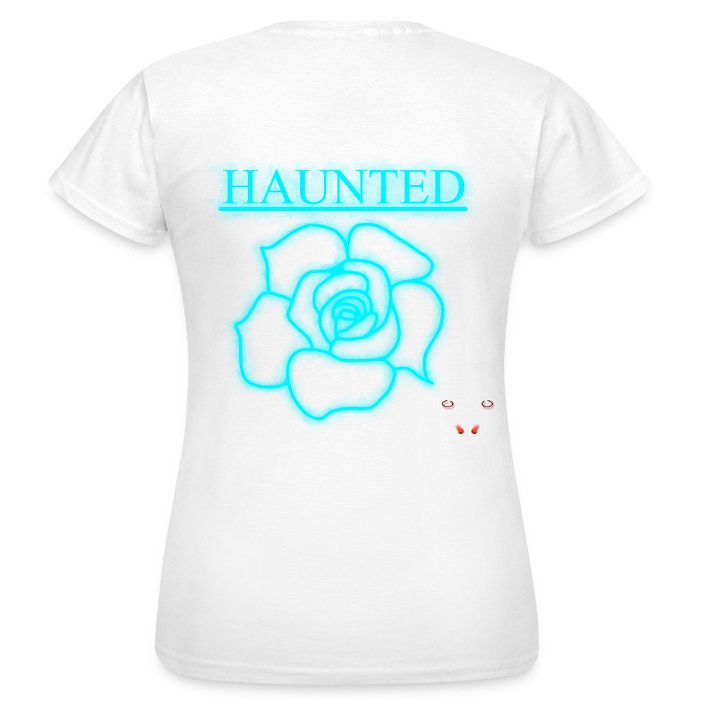Women T-Shirt Original Neon Rose - Weiß