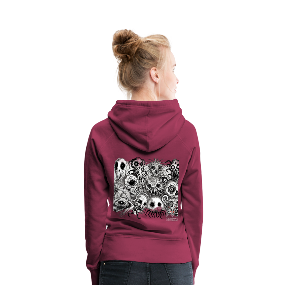 Woman Hoodie Nightmare Veil Creatures - Bordeaux