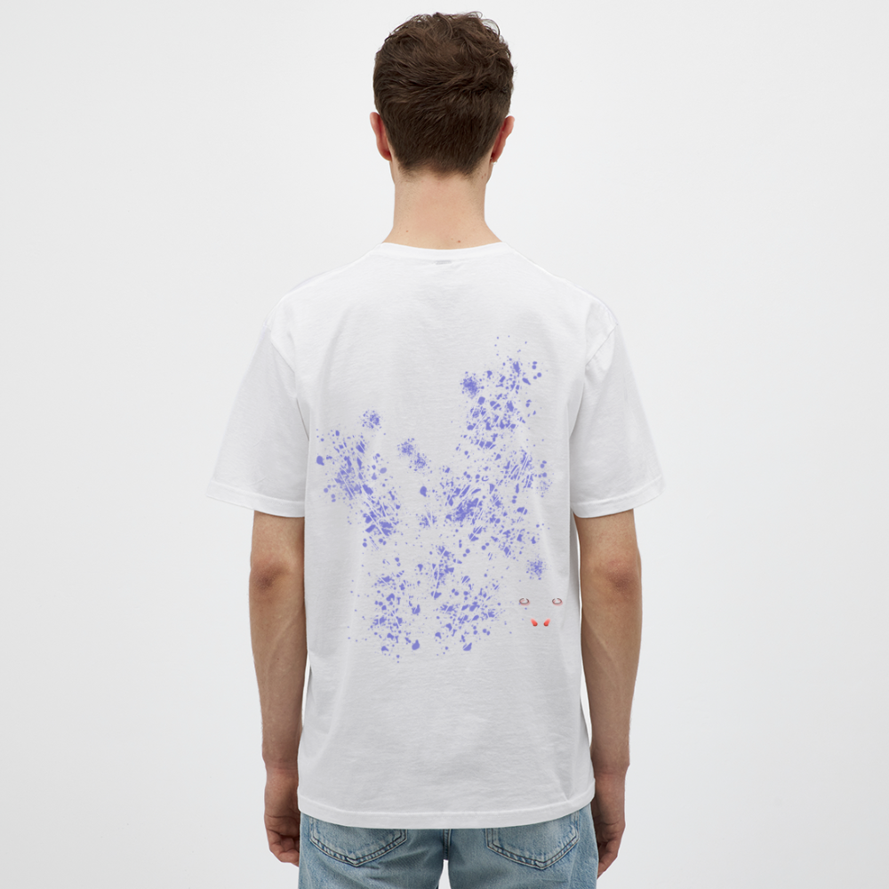 Men T-Shirt Light Blue Wings - Weiß