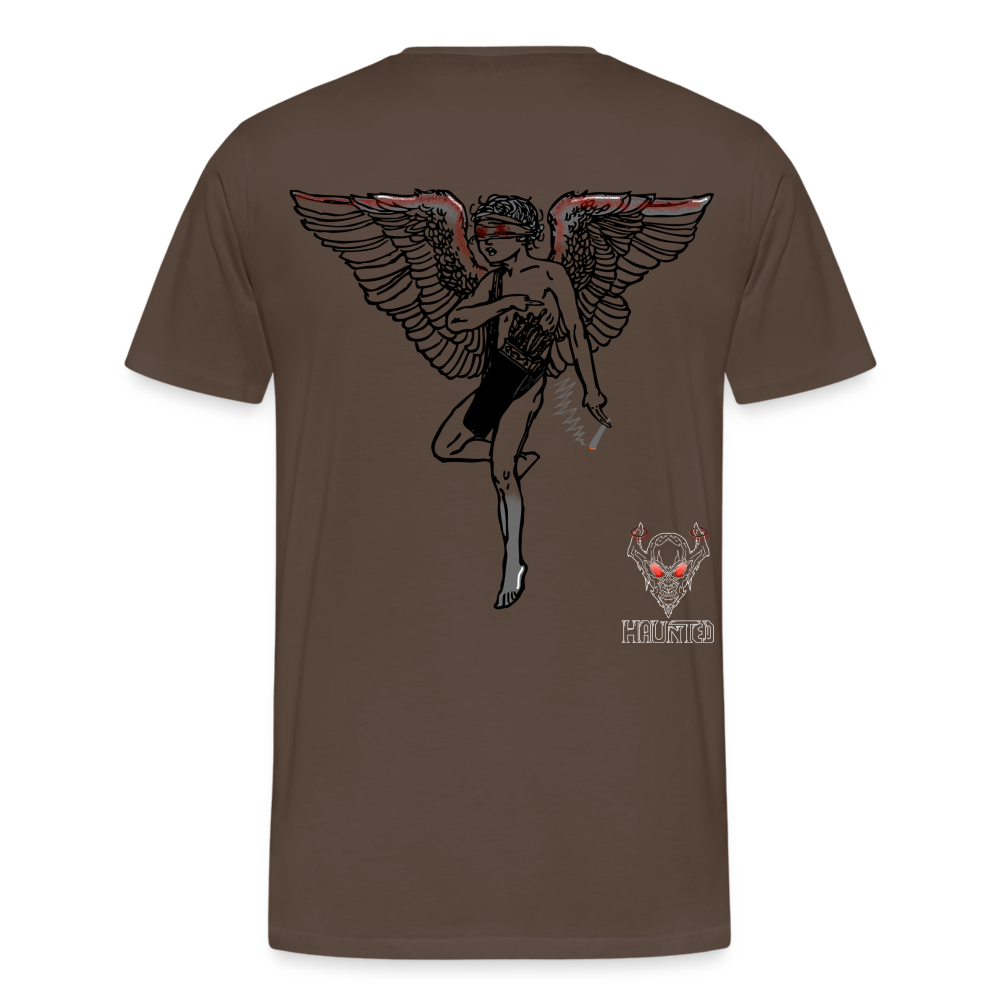 Men T-Shirt Angel bloody - Edelbraun