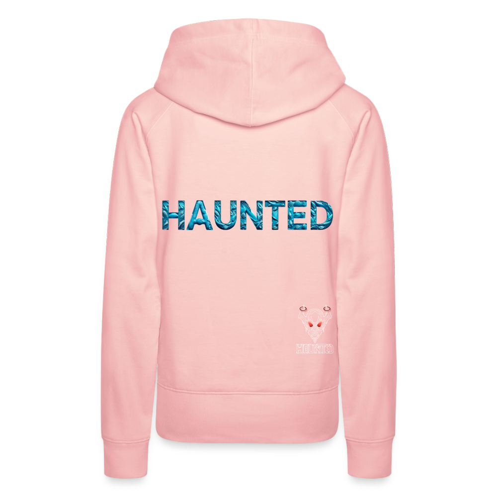 Women Hoodie Aqua Depth Elixir - Kristallrosa