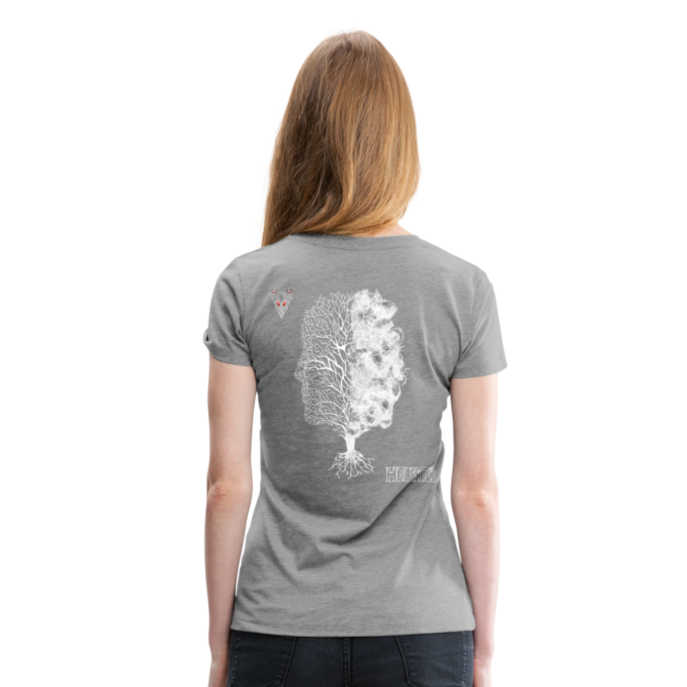 Woman T-Shirt Dead or Alive - Grau meliert