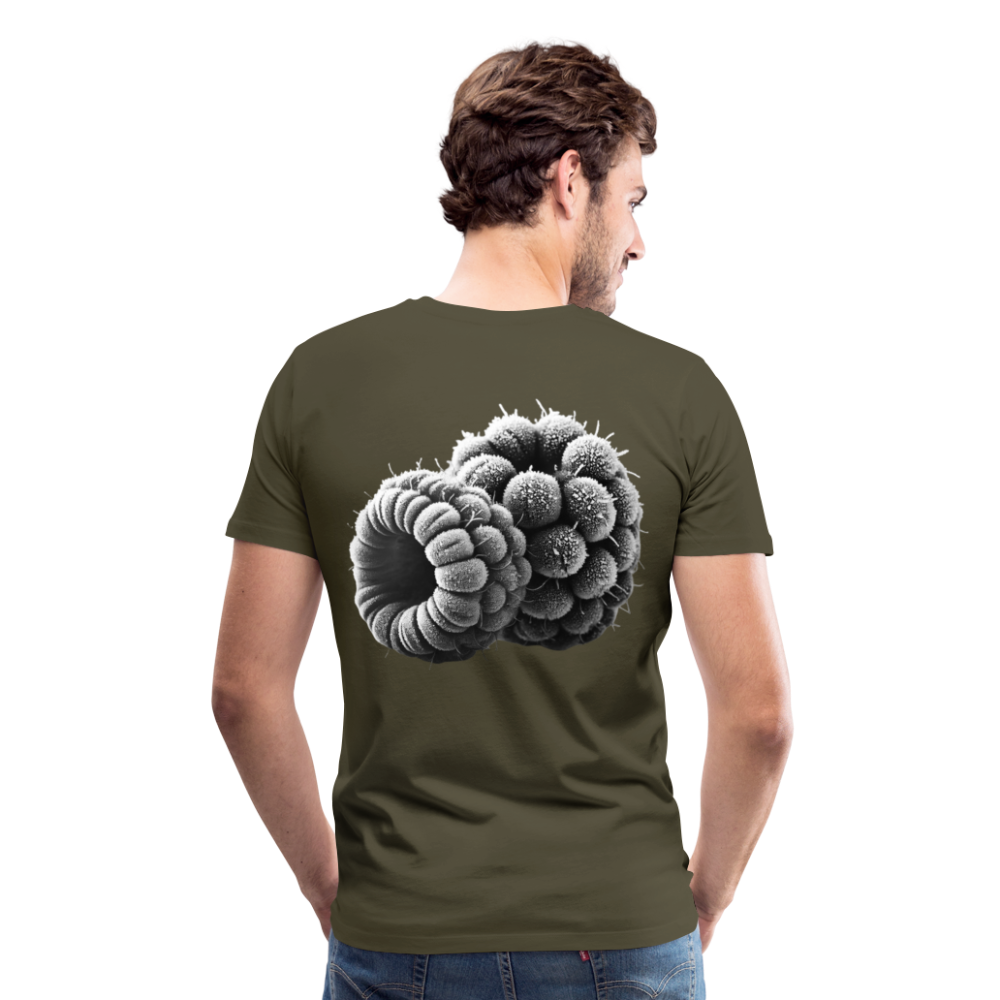 Men T-Shirt Frozen Berries - Khaki
