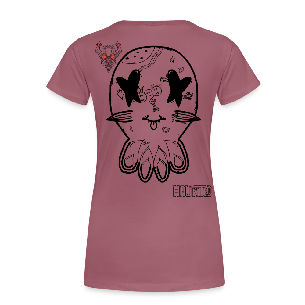 Woman T-Shirt Ghost Doodle Dark - Malve