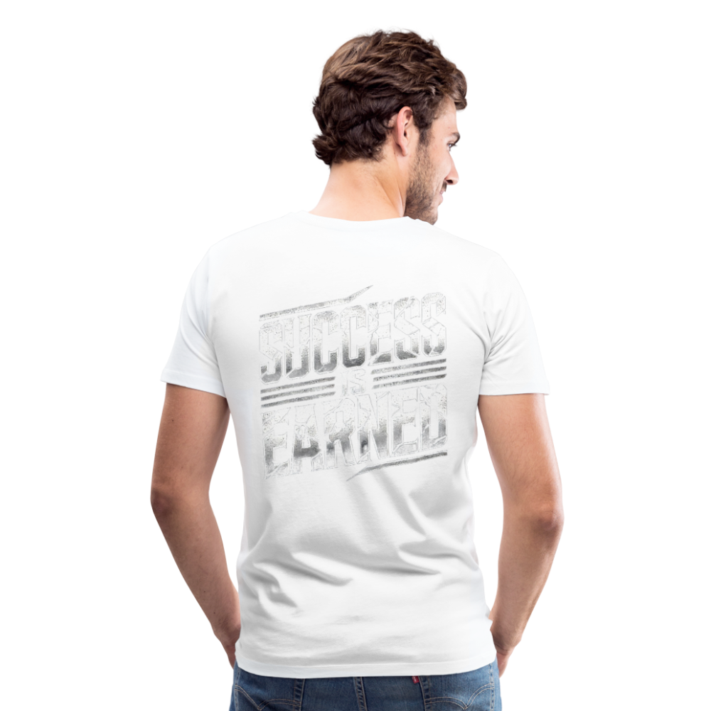 Men T-Shirt Success Is Earned - Weiß