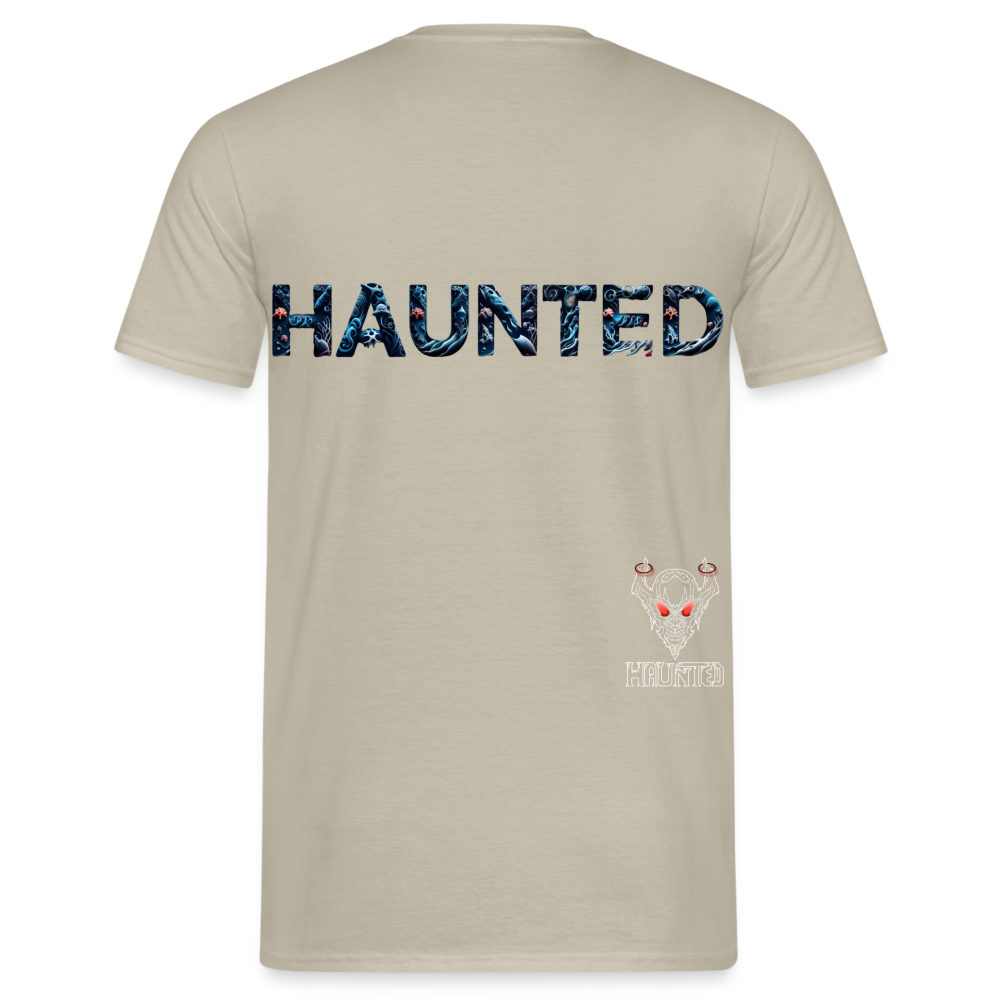 Men T-Shirt Abyssal Coral Glow - Sandbeige