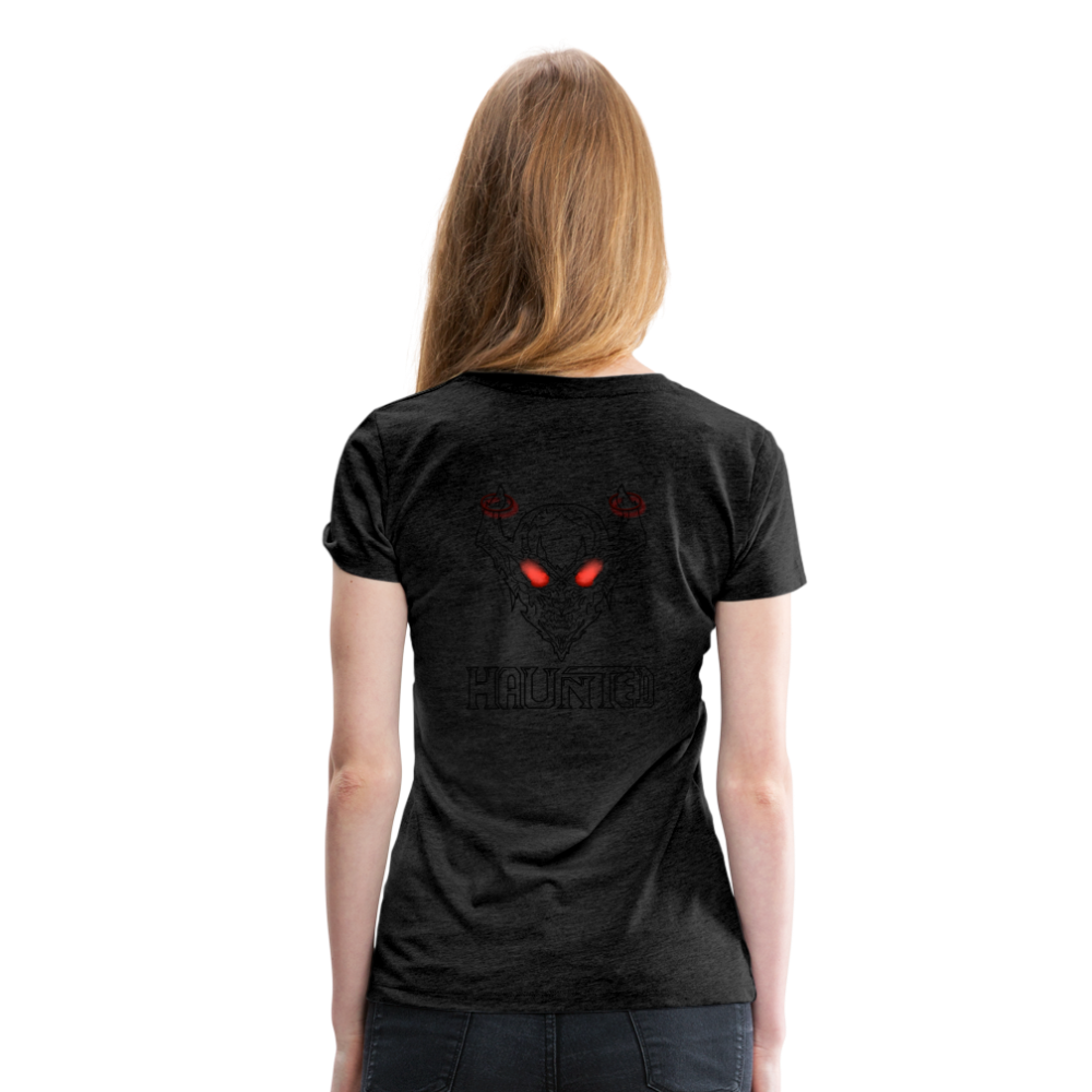 Women T-Shirt Deamon Black - Anthrazit