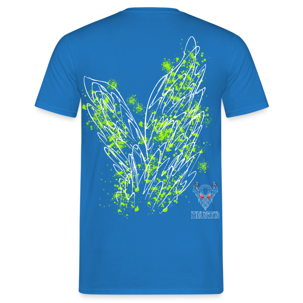 Men T-Shirt Poison Green Wings - Royalblau