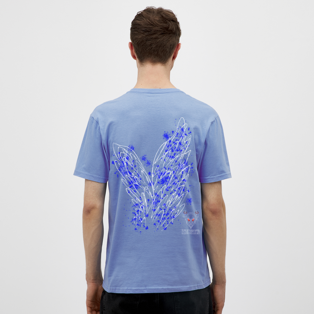 Men T-Shirt Blue Wings - carolina blue
