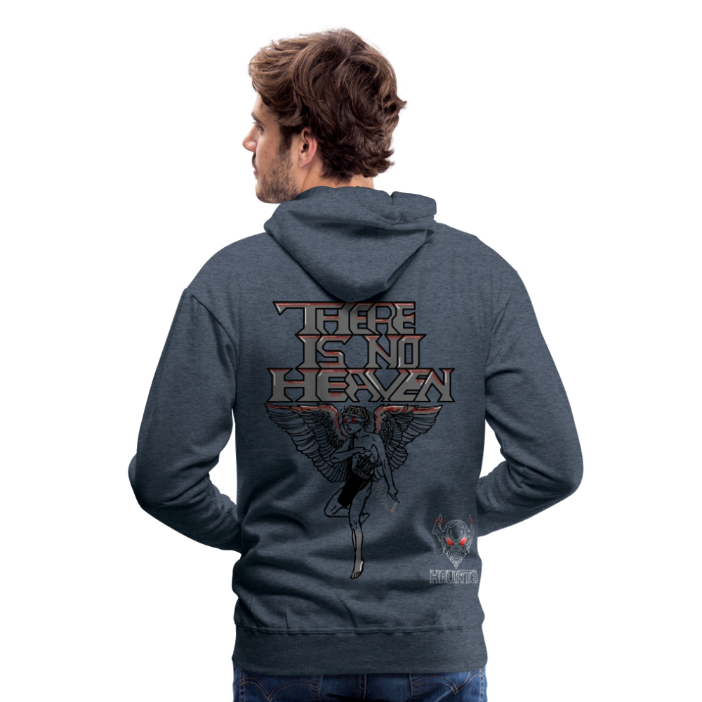 Men Hoodie There Is No Heaven bloody - Jeansblau