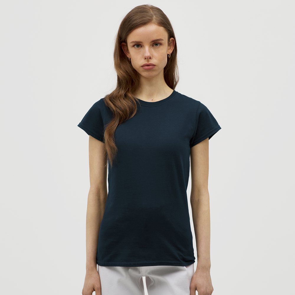 Women T-Shirt Red Wings - Navy