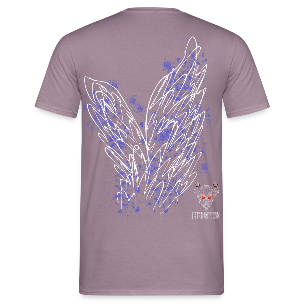 Men T-Shirt Light Blue Wings - Lilagrau