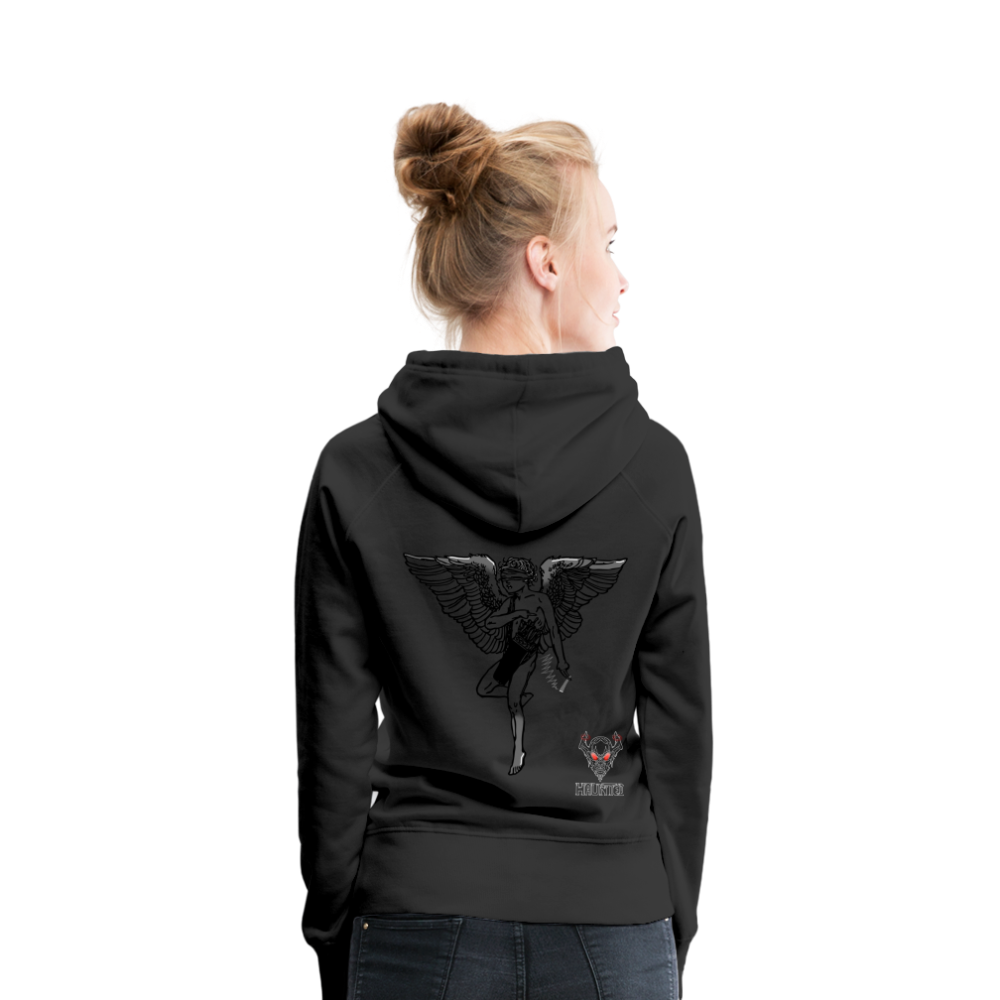 Woman Hoodie Angel - Schwarz