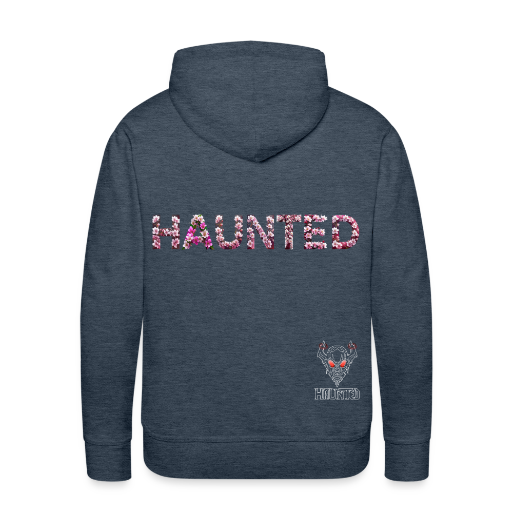 Men Hoodie Blossom Ghost Mist - Jeansblau