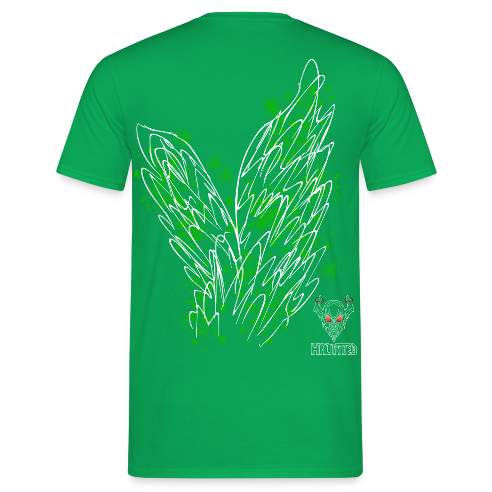 Men T-Shirt Green Wings - Kelly Green