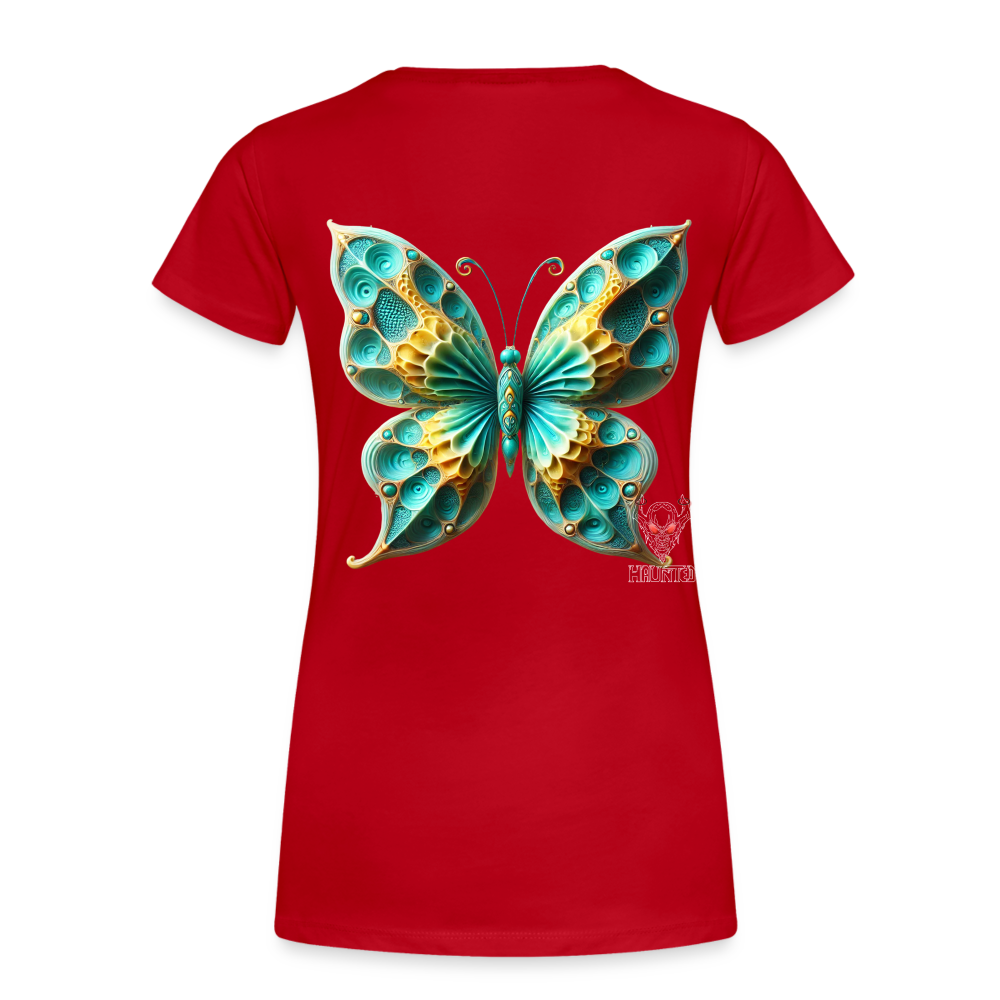 Woman T-Shirt Aqua Wing Symphony - Rot