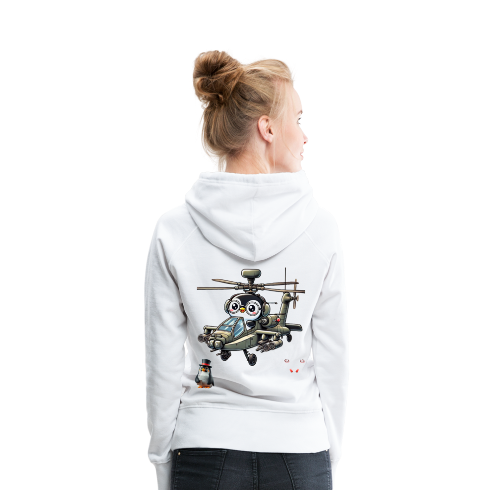 Women Hoodie KasPenguin in Apache - Weiß