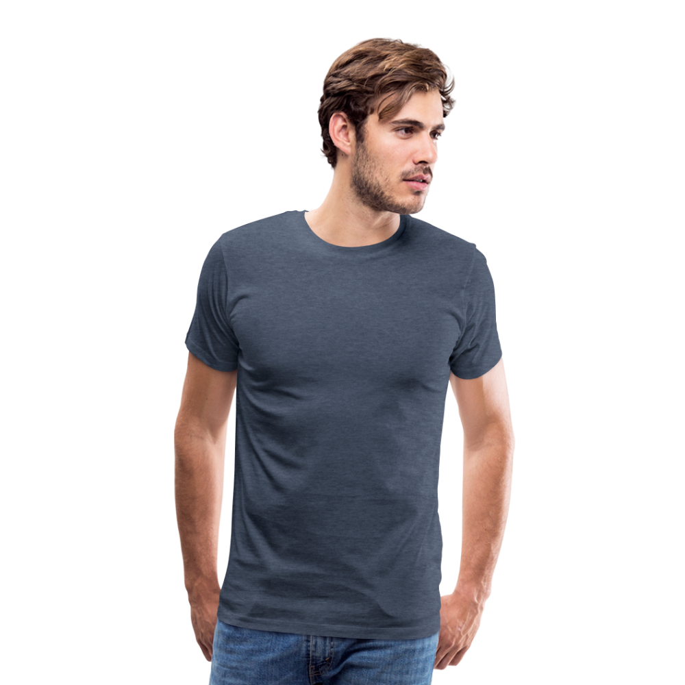 Men T-Shirt Angel bloody - Blau meliert
