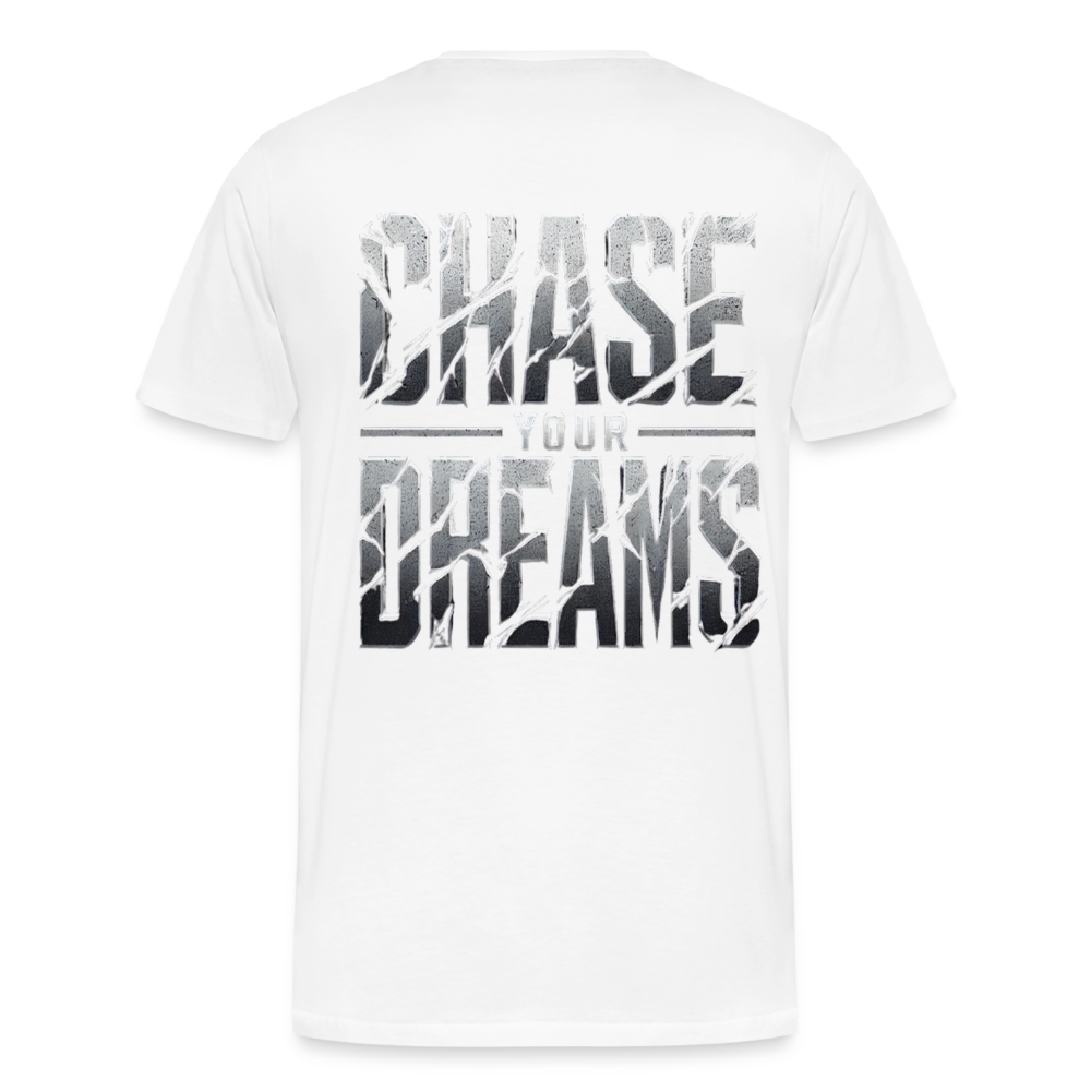 Men T-Shirt Chase Your Dreams - Weiß