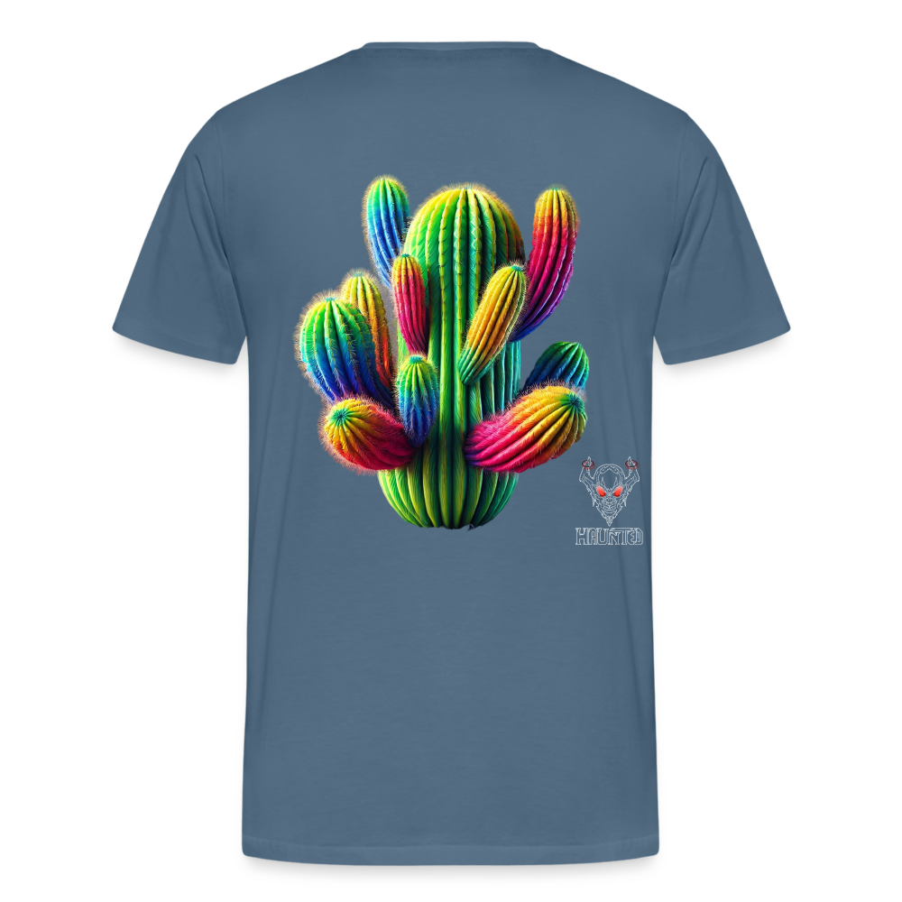 Männer Premium T-Shirt - Blaugrau