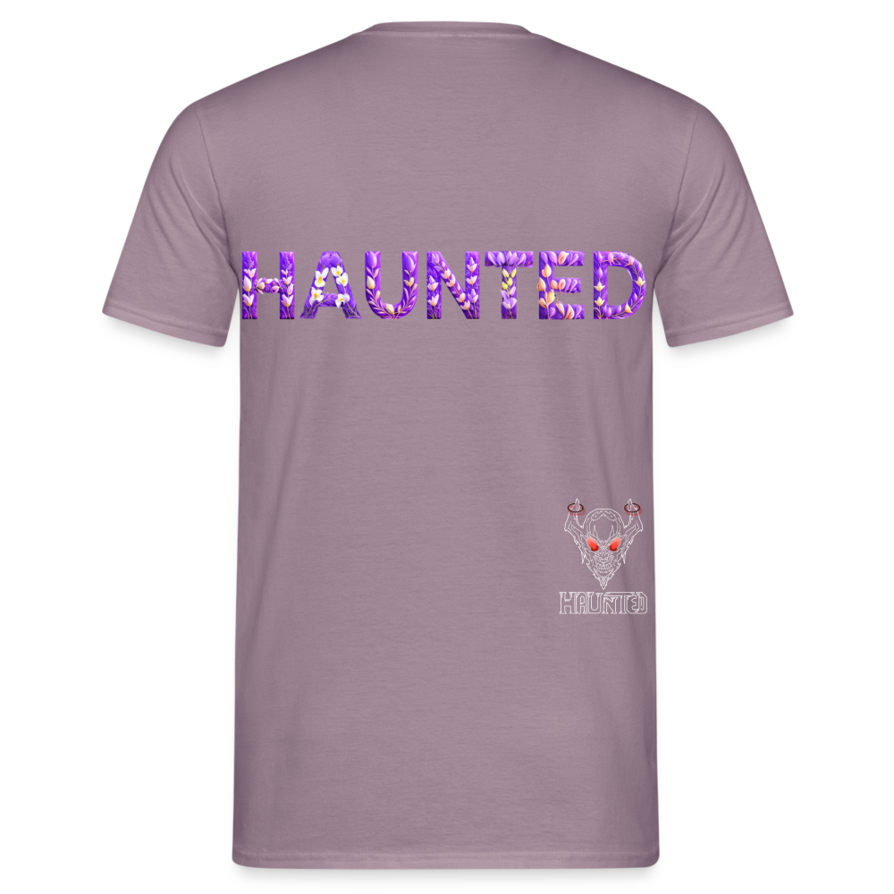 Men T-Shirt Lavender Bloom Essence - Lilagrau